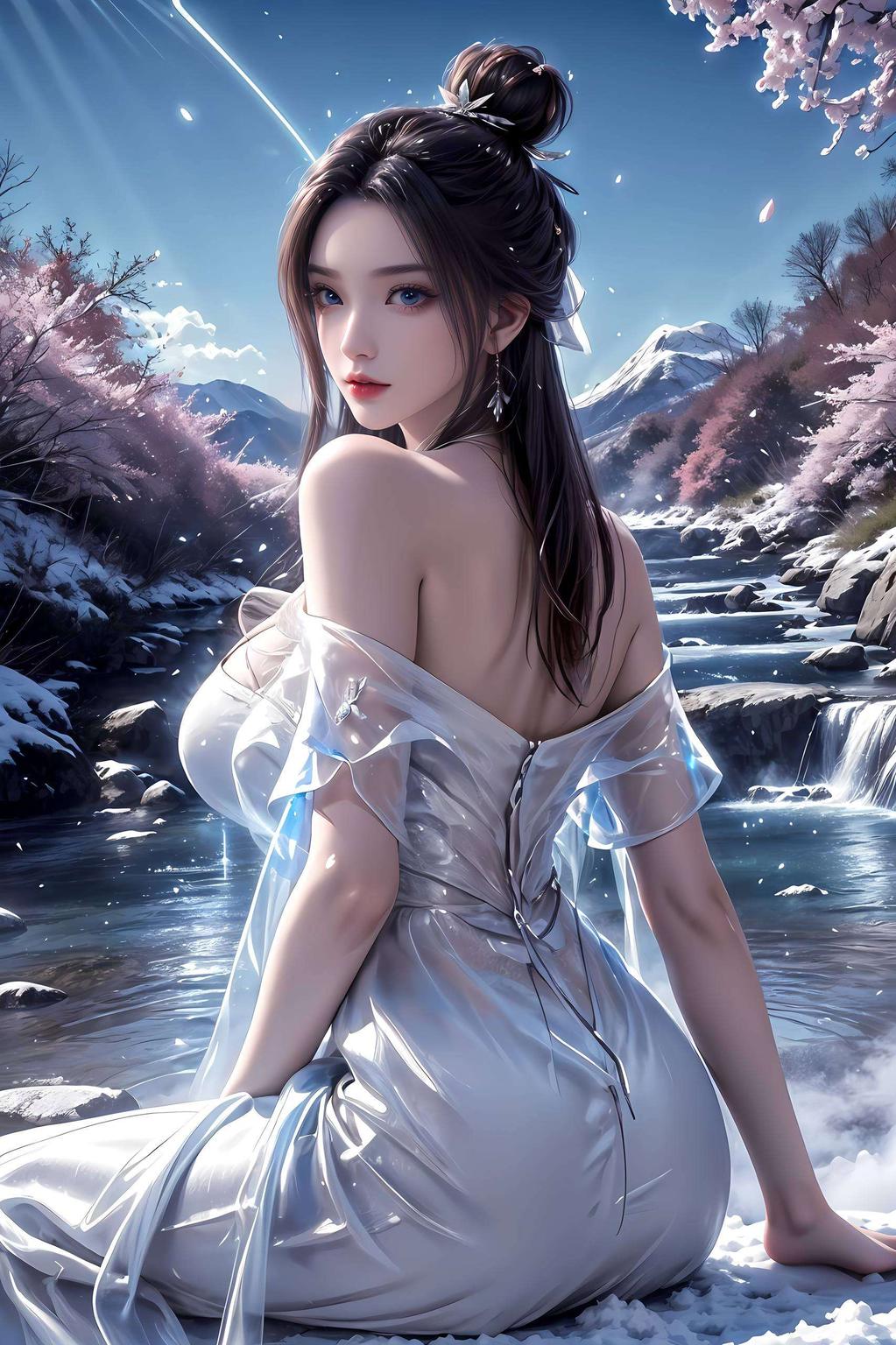 今天给大家带来超美的陆雪琪电脑桌面最新壁纸！高清动画让你的iPhone瞬间变身仙侠世界！