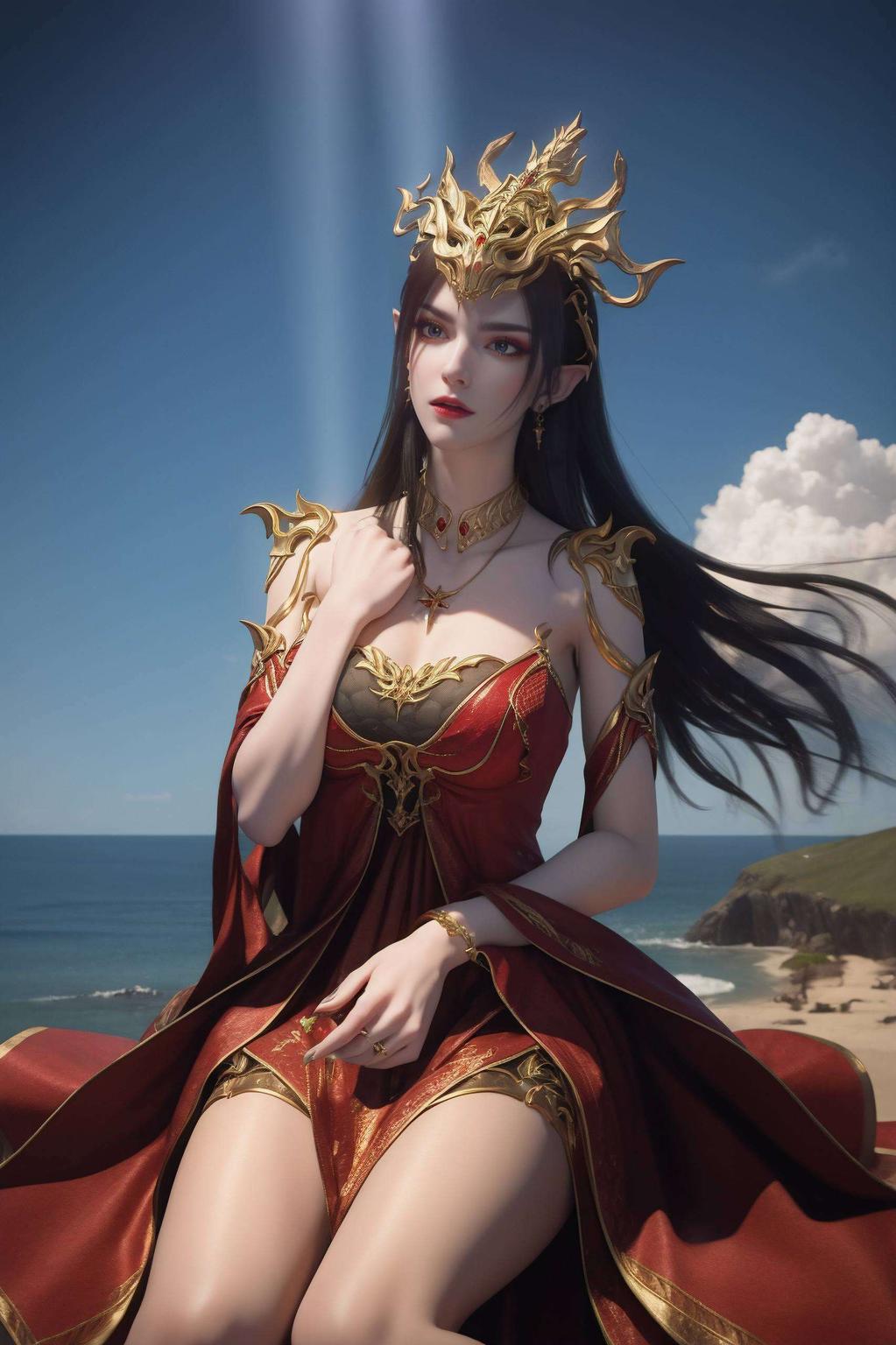 炫彩背景点亮电脑屏幕冷艳神秘