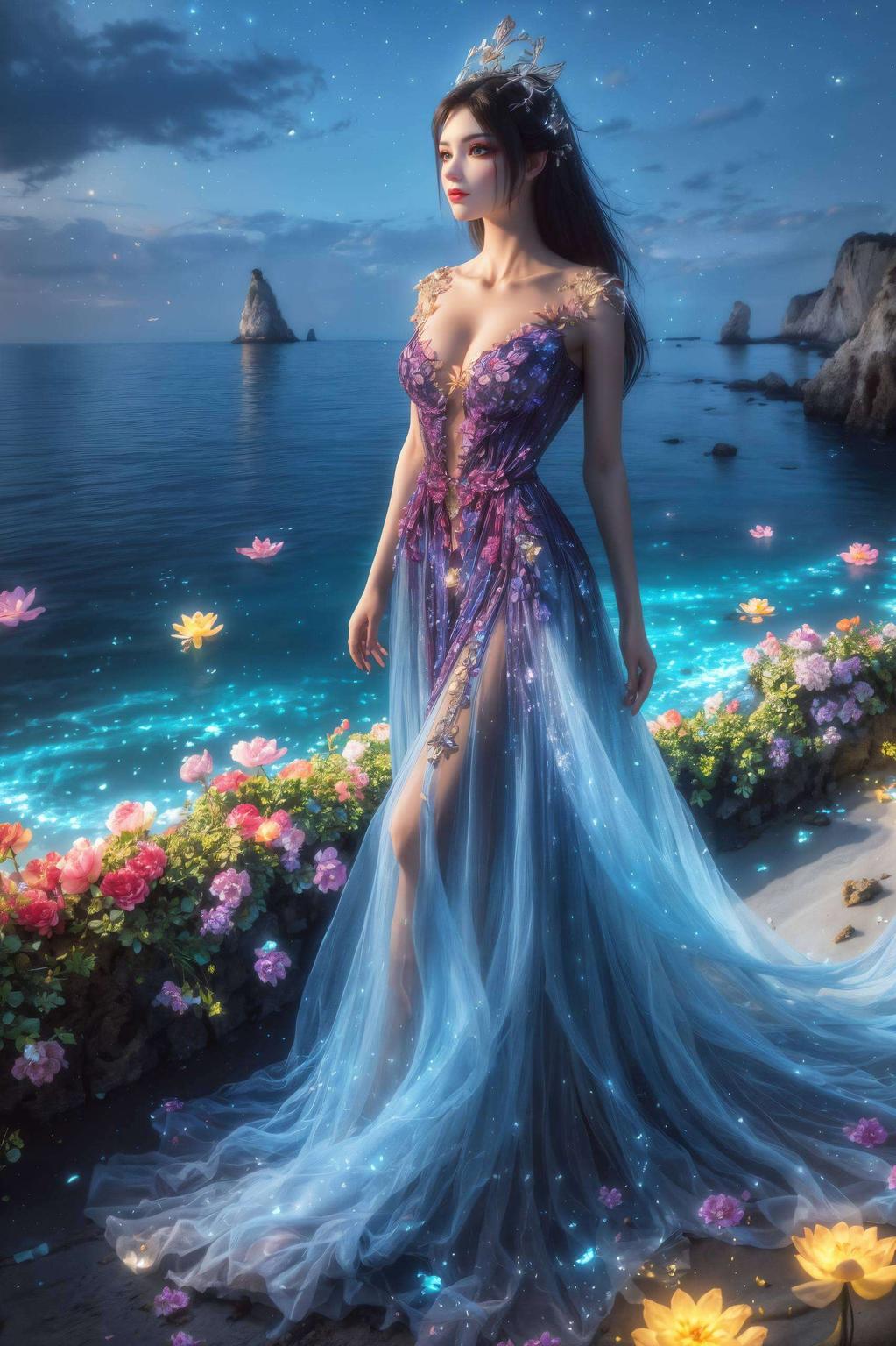 紫色调渲染出神秘氛围带来神秘的美杜莎第一版高清壁纸