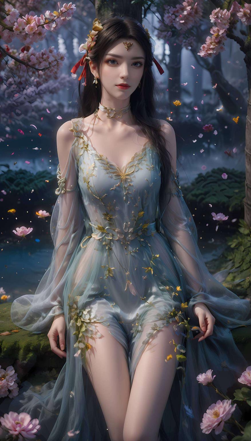 蛇发飘逸独特的动态美杜莎壁纸