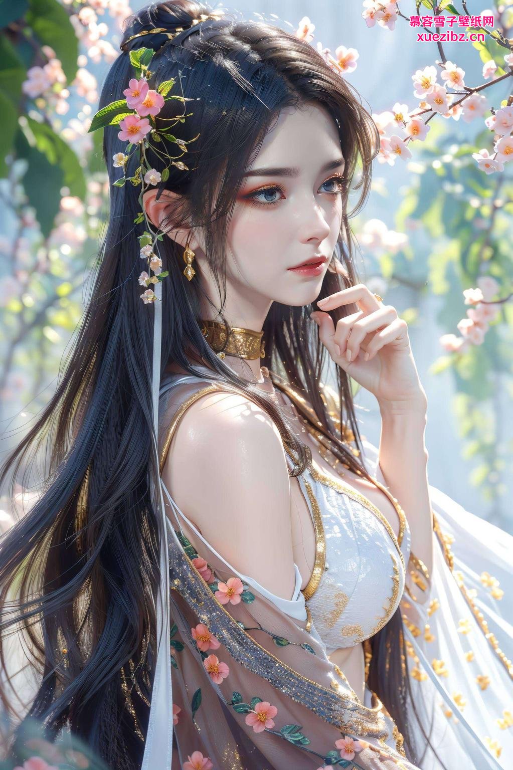 冷艳神秘冷峻眼神