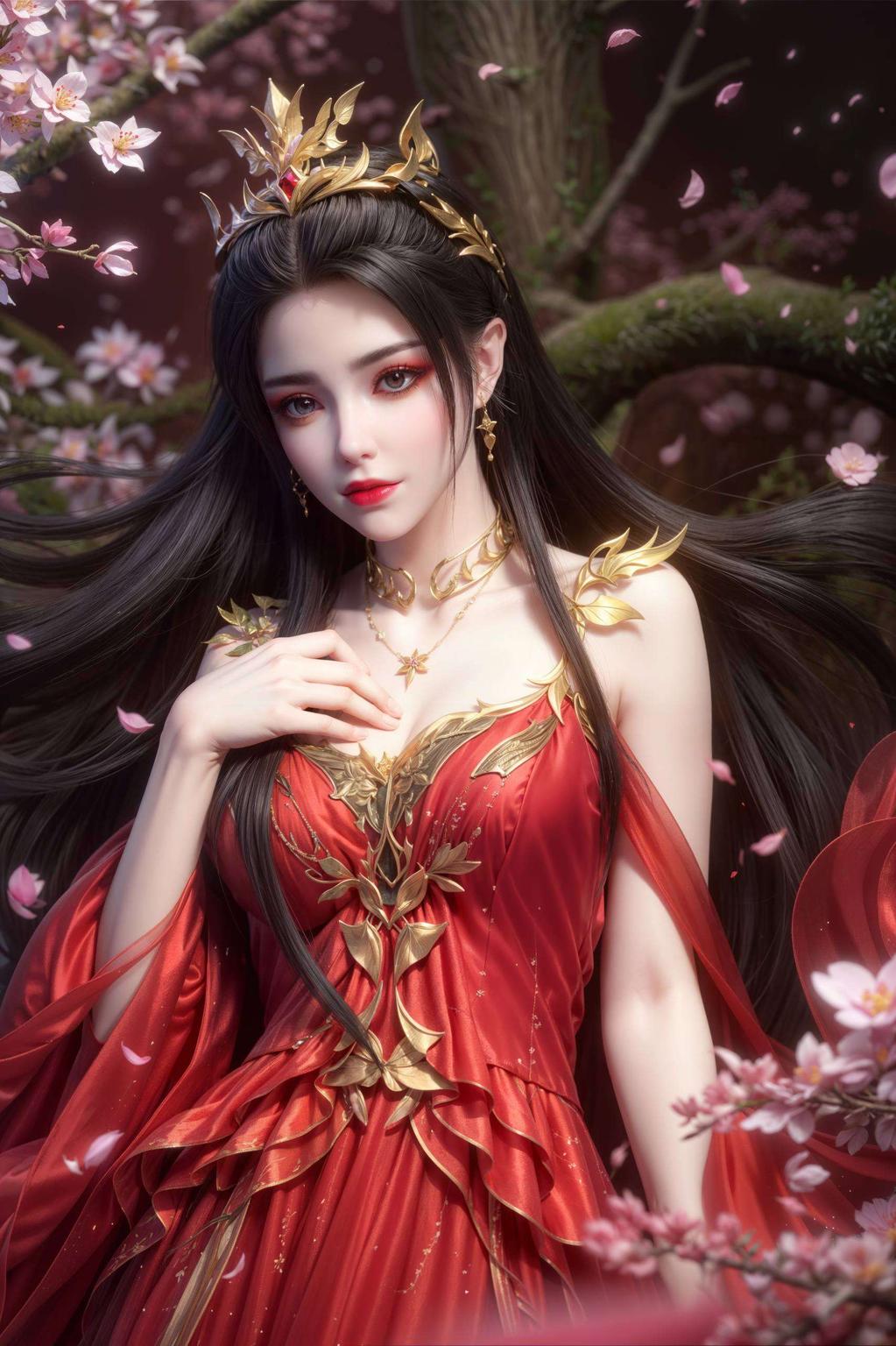 美杜莎眼神深邃清新自然