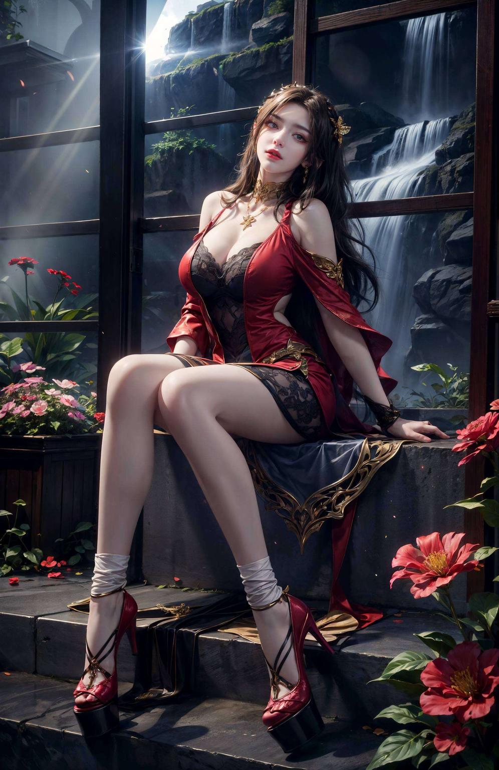 清新细腻尽显蛇姬风采！玉足轻点