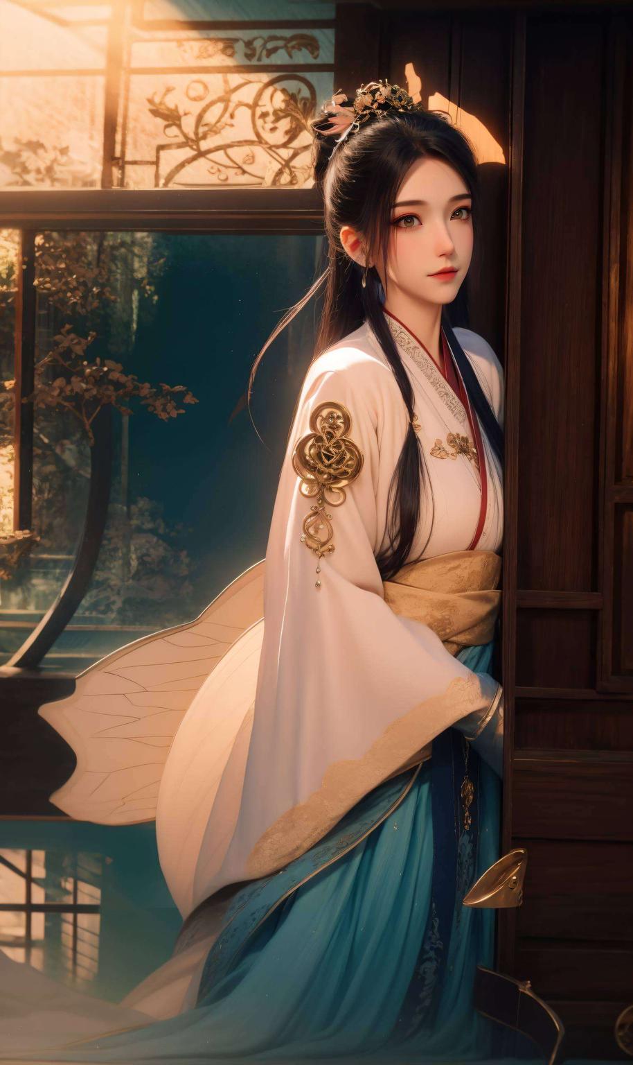 今天给大家带来一款超赞的粉色系护眼手机壁纸！看这款南宫夕儿的高清全身壁纸