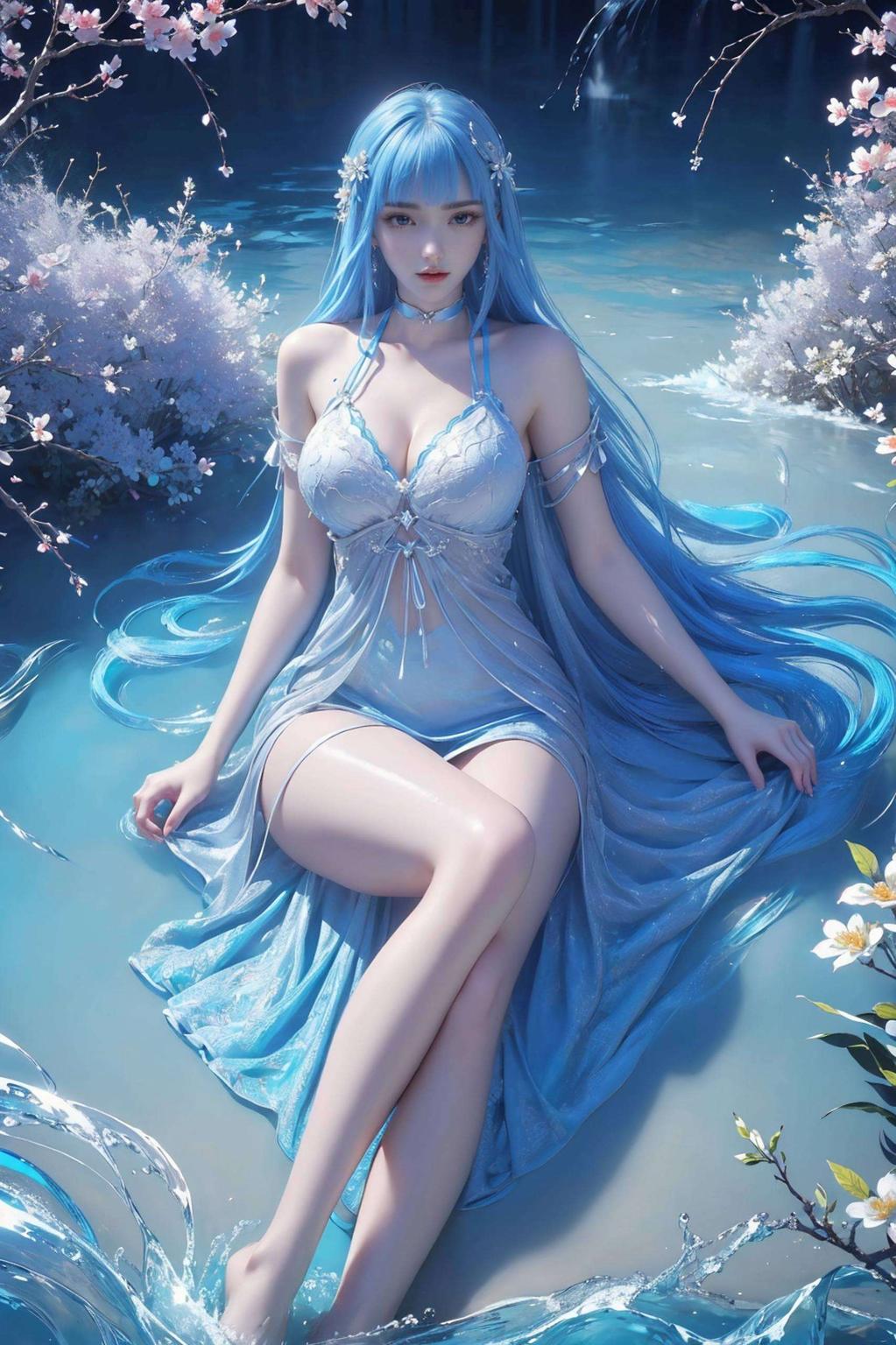 电脑手机皆唯美宁雨蝶齐刘海