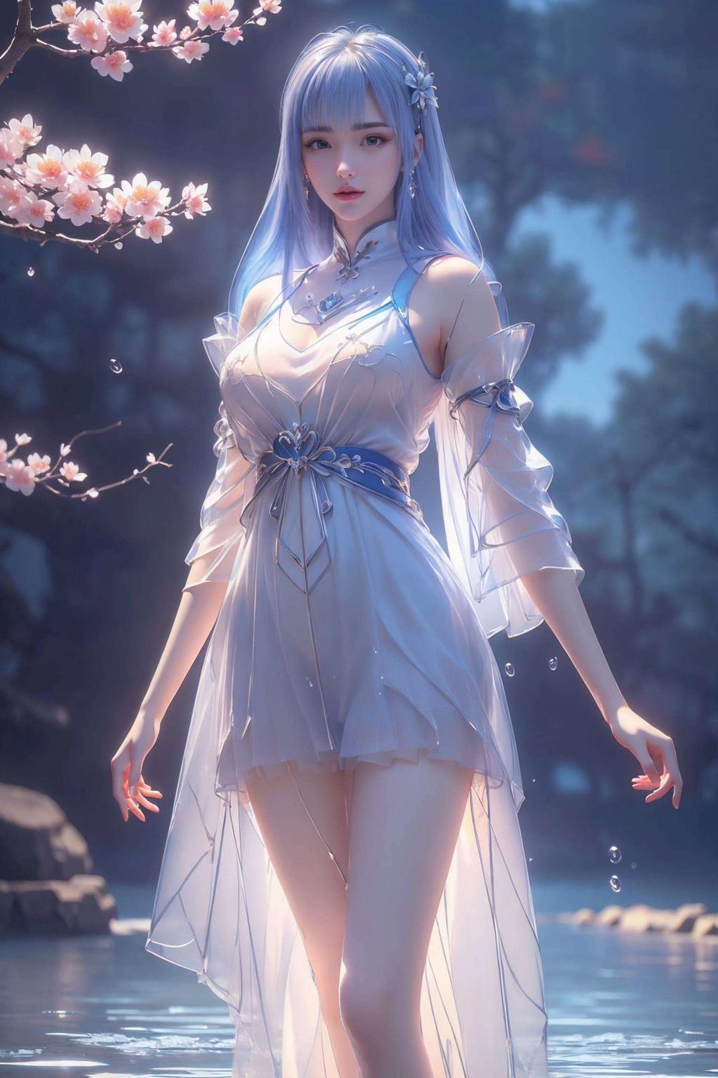 让你的电脑瞬间变身二次元世界今天给大家带来一款宁雨蝶的高清漫画壁纸