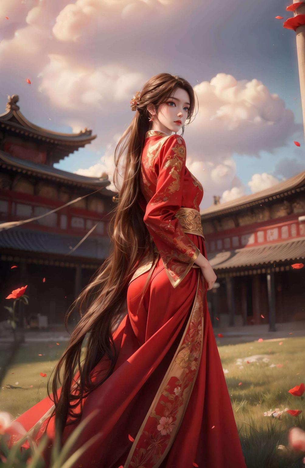 手机壁纸带你穿梭二次元世界蔷薇绽放