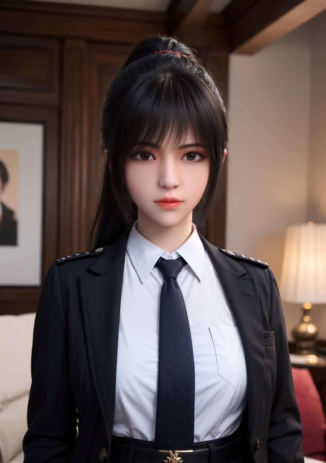 琪琳的动作生动流畅