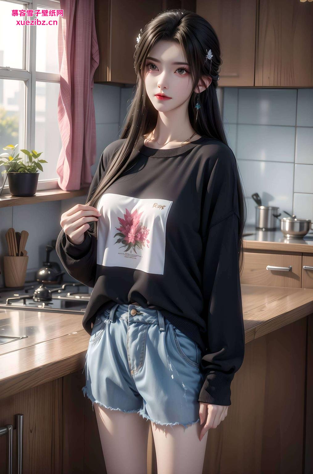 护眼色调清漪的玉腿轻露