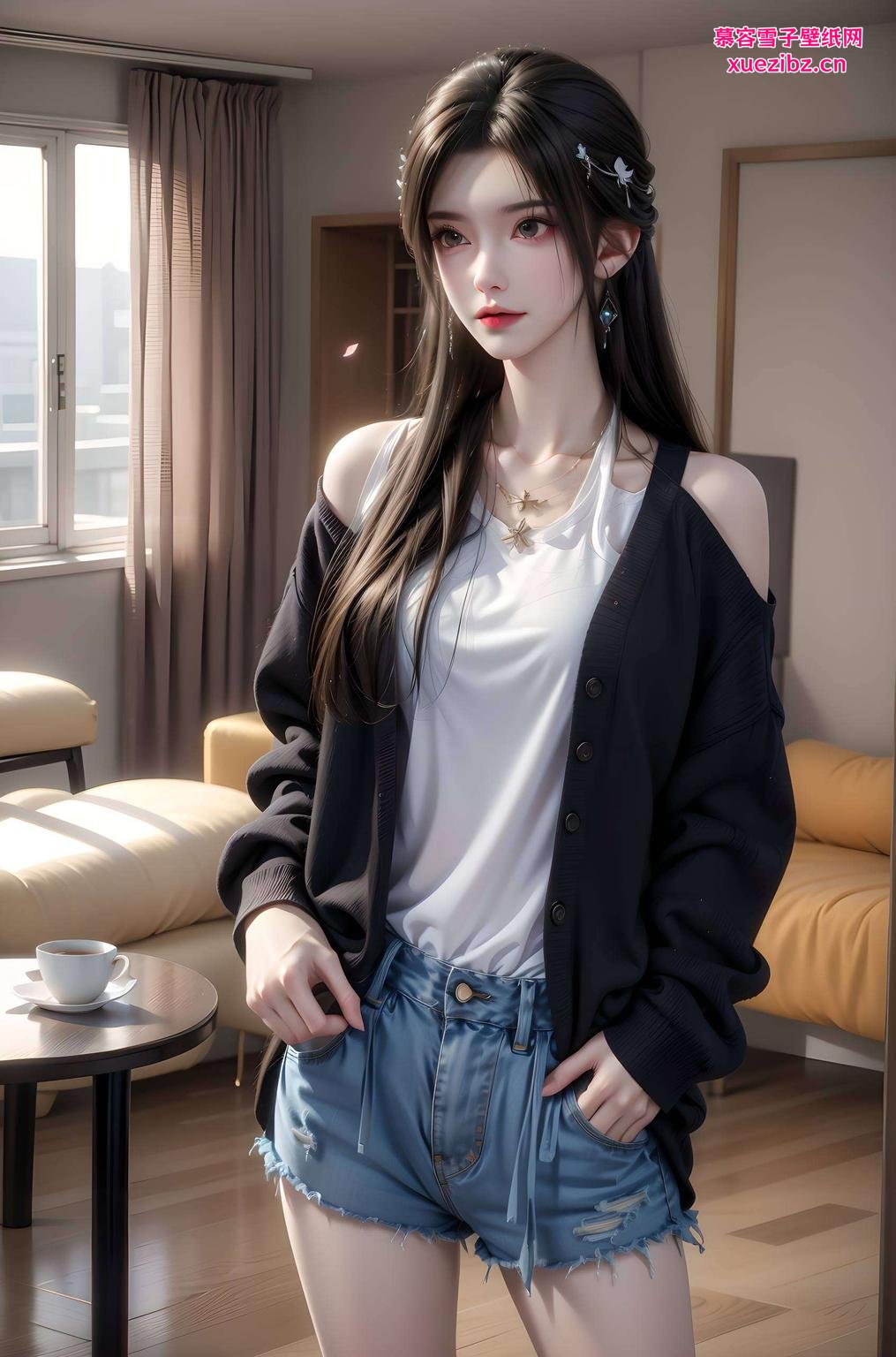 清漪壁纸镜子映照出动漫世界的奇幻色彩