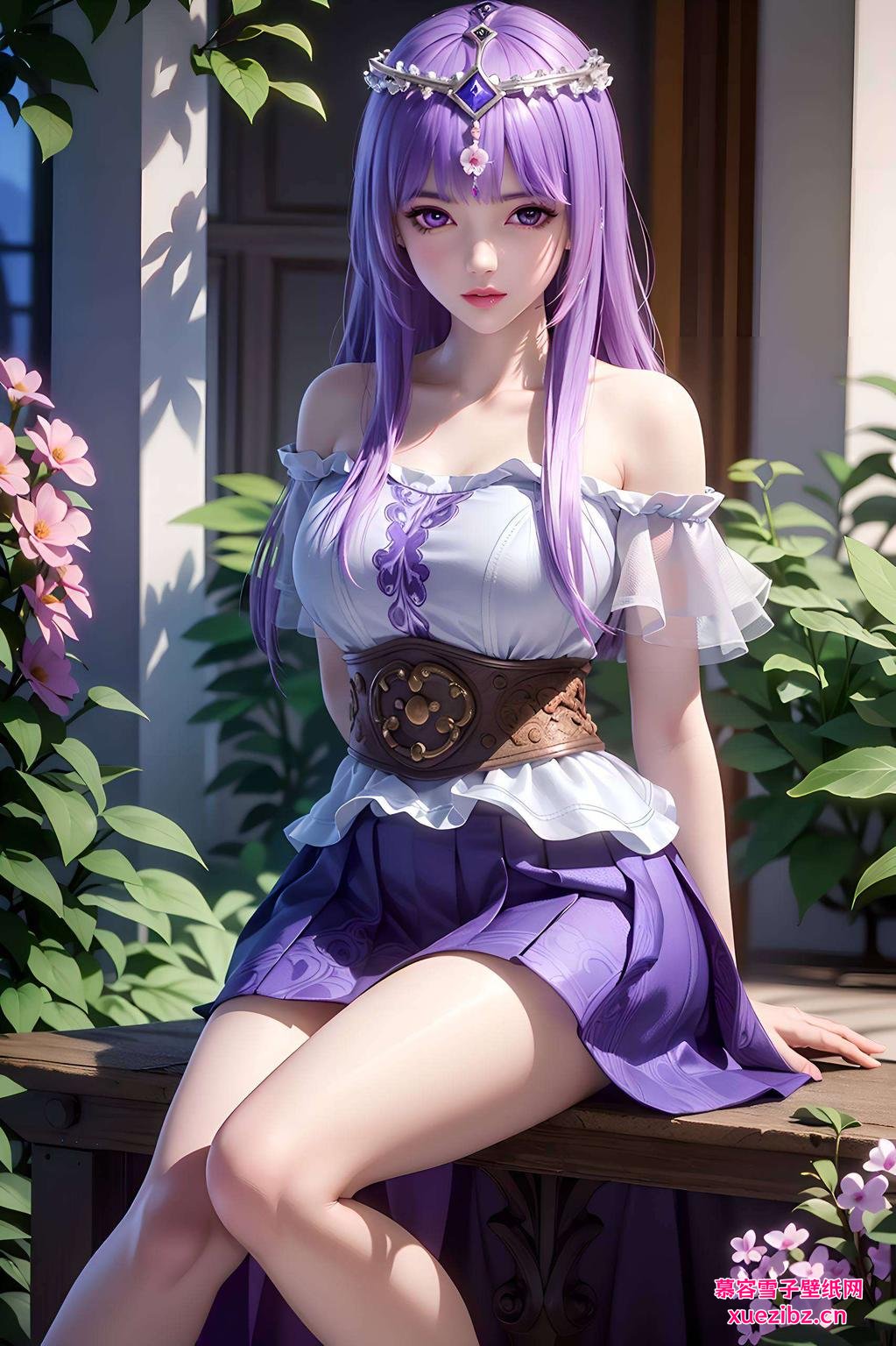 高清细腻AI国漫女神少司命泳装壁纸