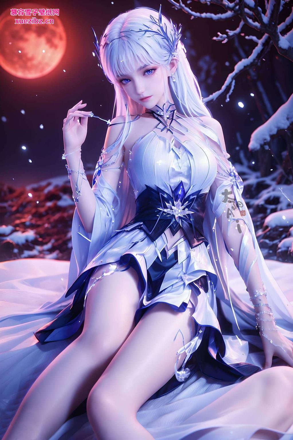 高清画质特别推荐这款唯美风满满的圣采儿漫画壁纸