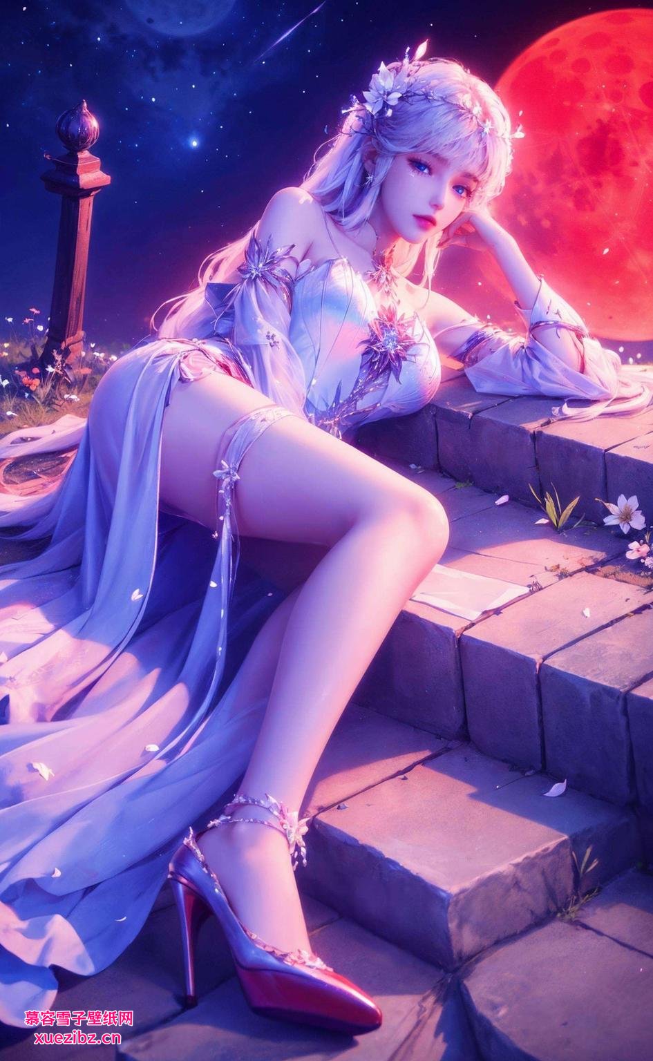 这款超清晰完美像素苹果桌面装饰图带来虚拟圣采儿妖娆图片高清壁纸