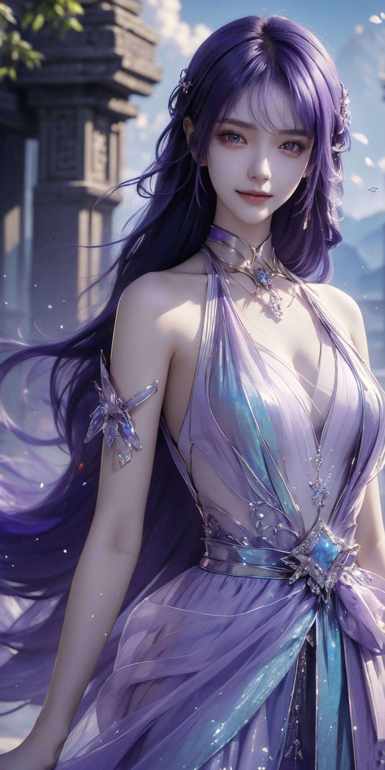 圣采儿身着梦幻睡衣