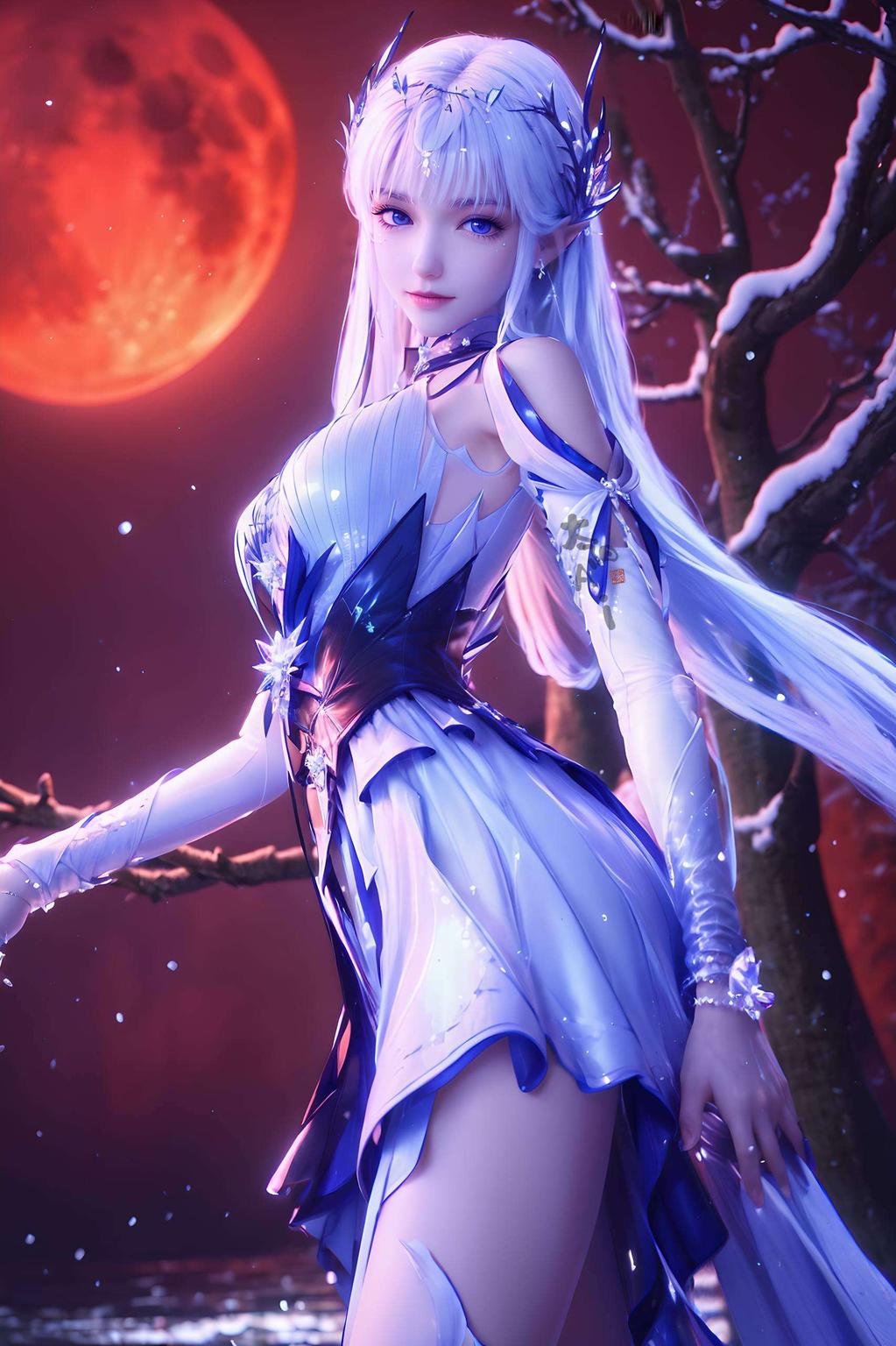 圣采儿壁纸建模惊艳亮相！高清细腻带你穿越浪漫像素世界