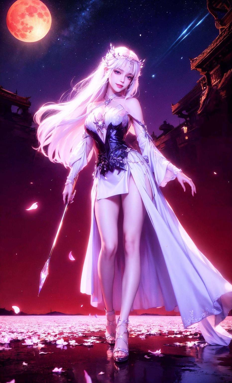 仿佛置身于仙境之中绝对让你眼前一亮！动态壁纸中的圣采儿充电特效美轮美奂