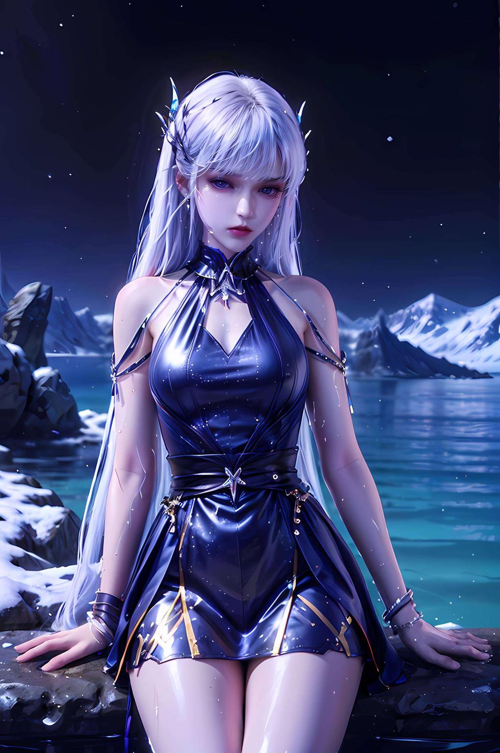 各位！今天给大家带来一款唯美又炫彩的Win10壁纸主角是我们的美少女圣采儿！高清真人图片