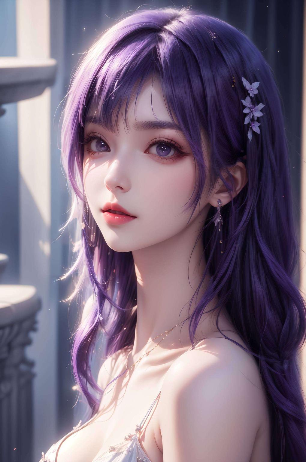 4K超清分辨率她那深邃的眼睛仿佛能看透人心