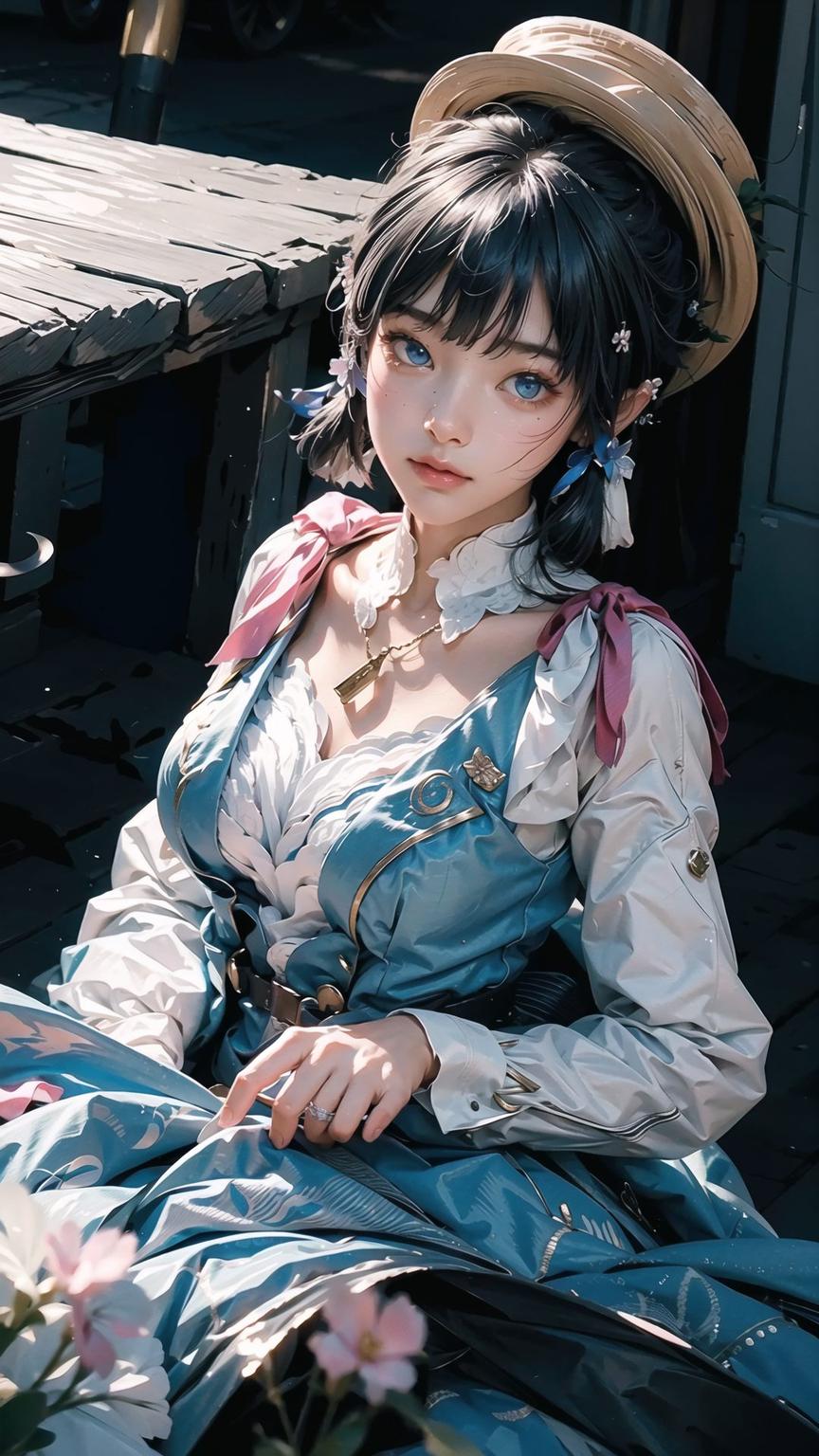 这款黑化神里凌华壁纸感受那份独特的伤感美