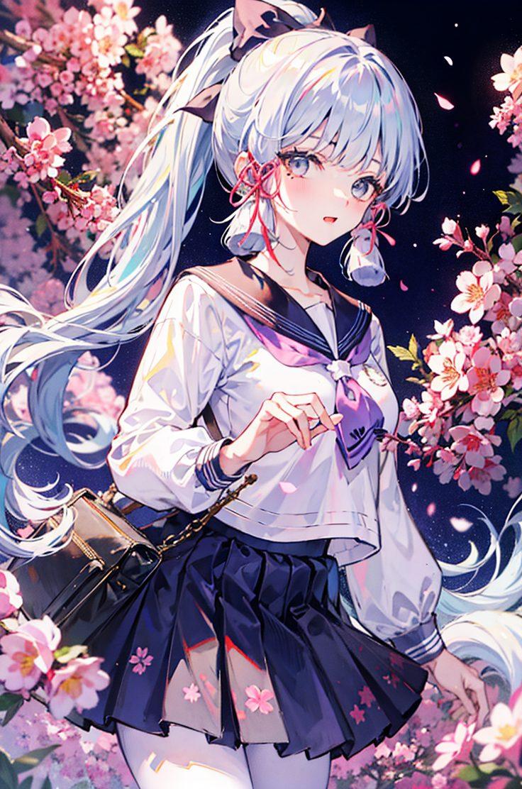 美得让人心动这期的养眼壁纸来啦！看看这款原神神里凌华的高清壁纸