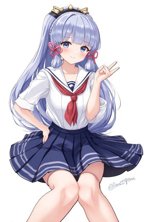 穿梭古风画卷神里凌华翩翩起舞