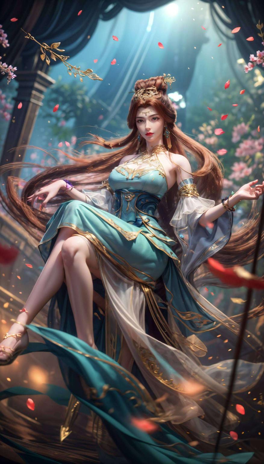 古典韵味将苏灵韵原画壁纸高清竖屏呈现得淋漓尽致