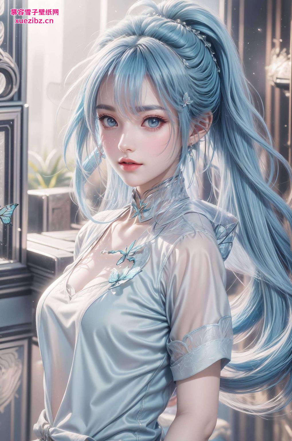 意境深邃这黑白风格的苹果艺术壁纸