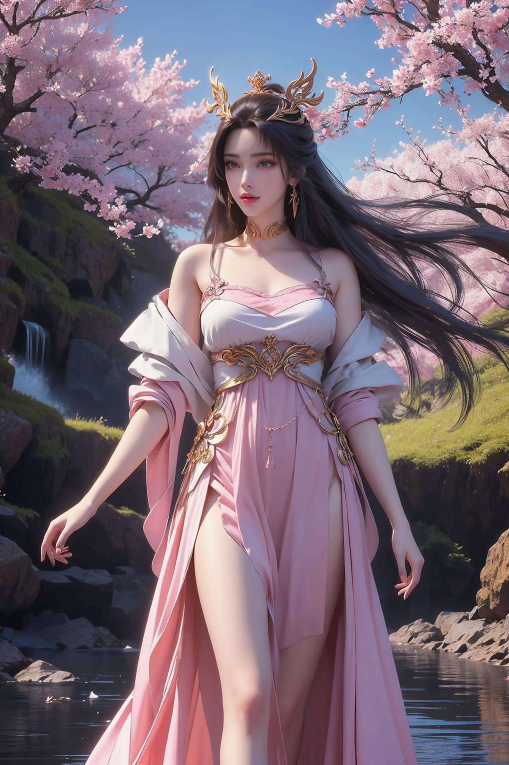 美得令人心动仙气环绕