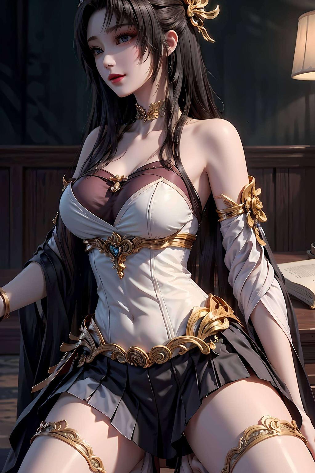 这款神图壁纸天狐仙子高清灵动的眼神