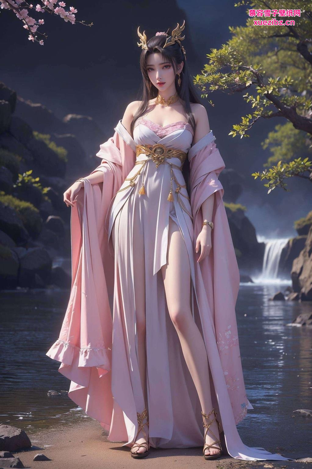 带来高清大图的漫画天狐仙子这款静态壁纸护眼平板墙纸