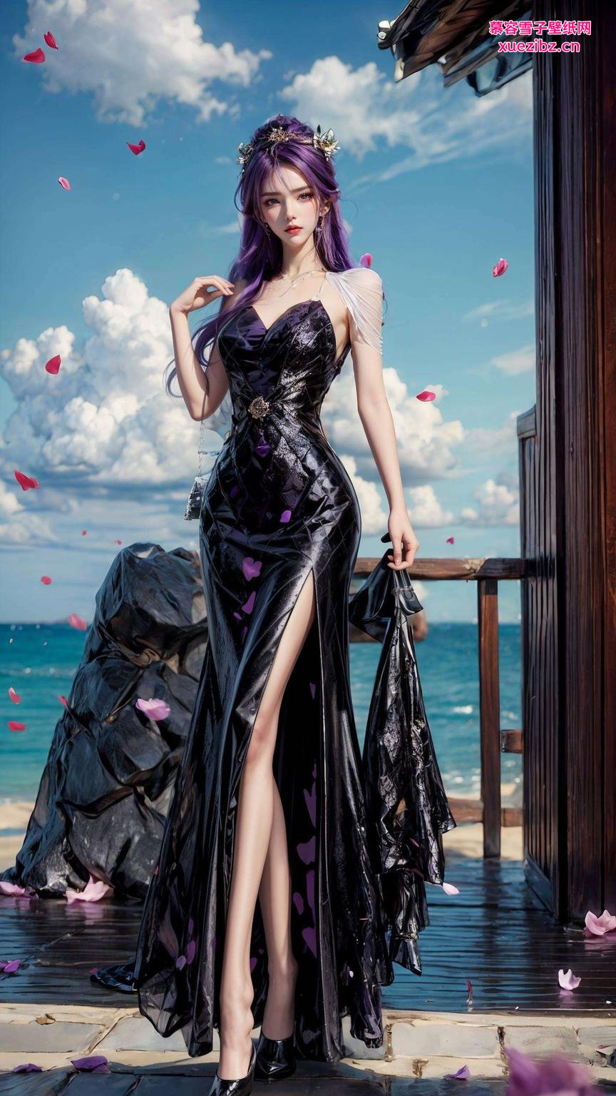 一触即达简洁风满满！天穹手绘高清竖屏壁纸