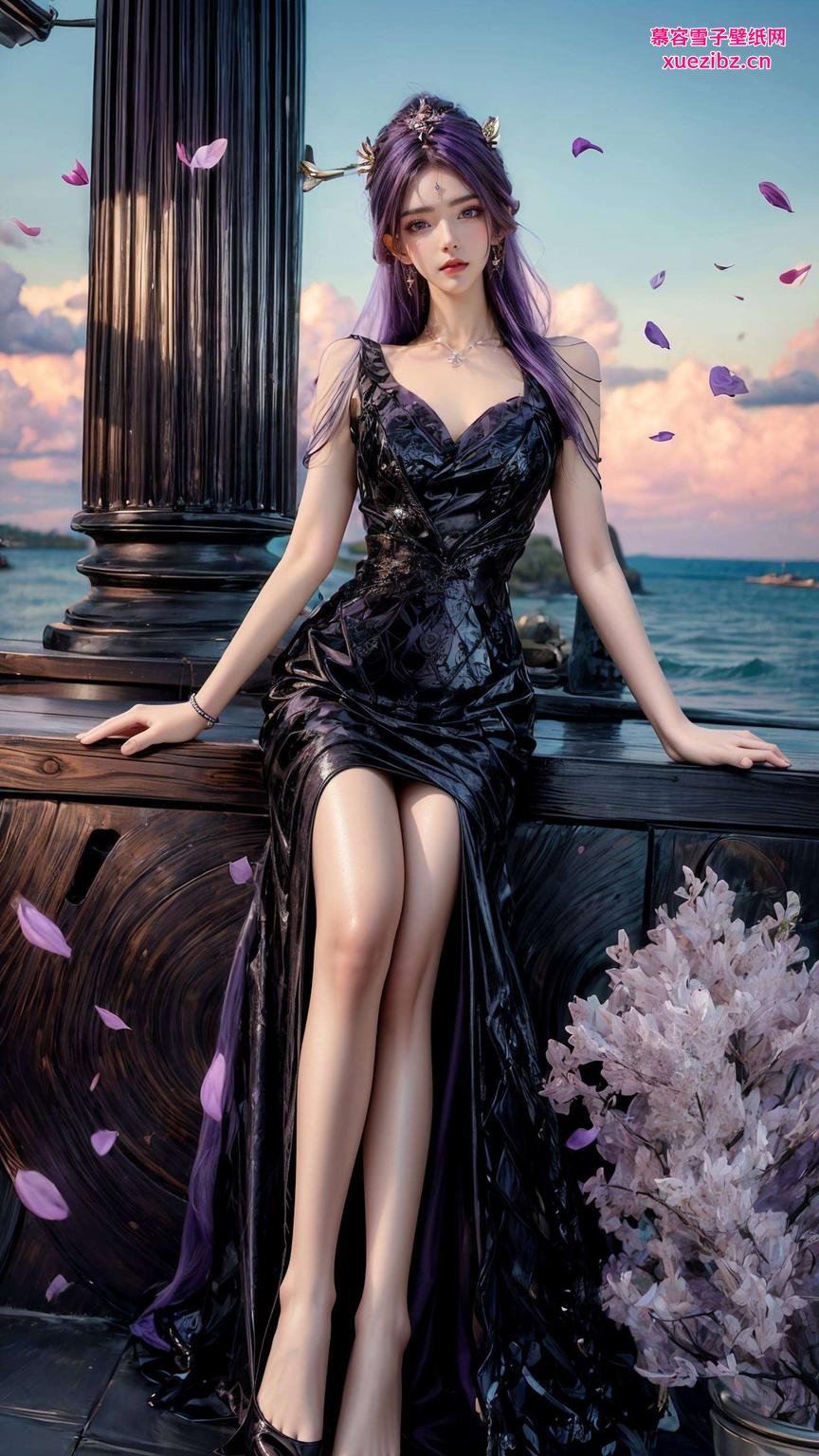 简洁而不失大气这款【天穹挺胸壁纸AI素材】