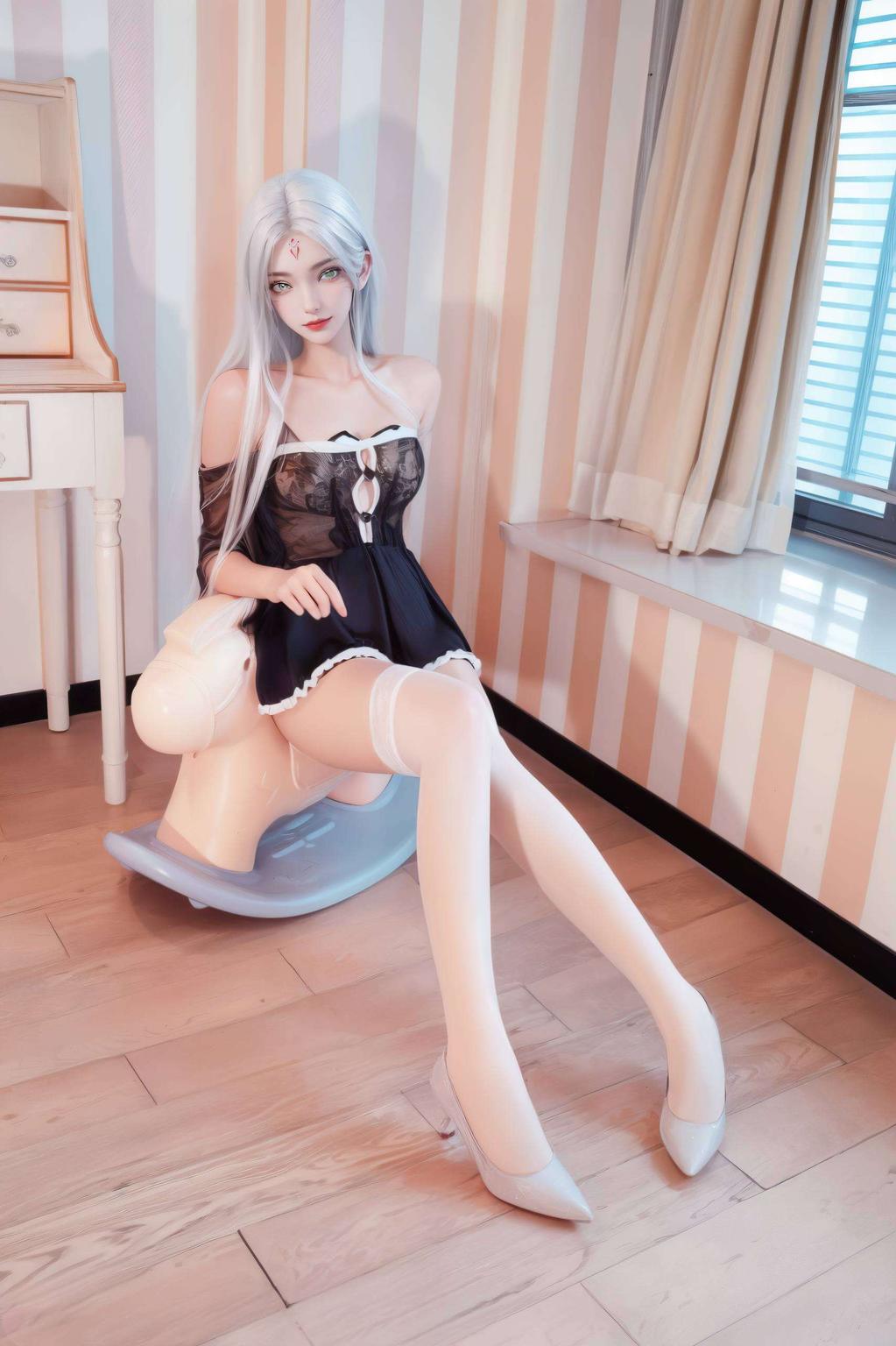 诛仙小白微笑壁纸瞬间融化你的心