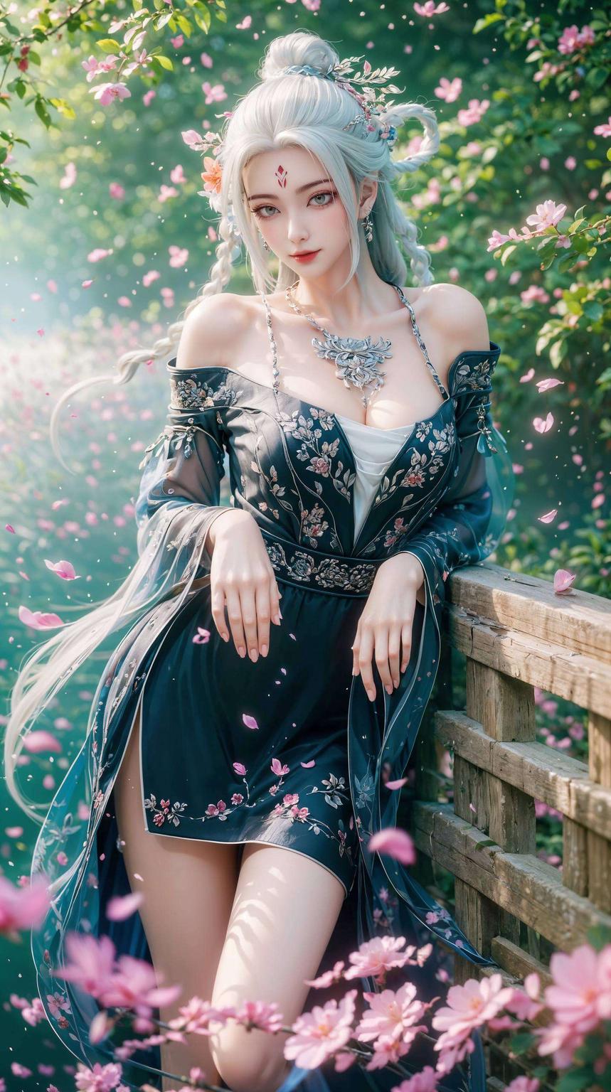 小白新古风壁纸仙鹤翩翩