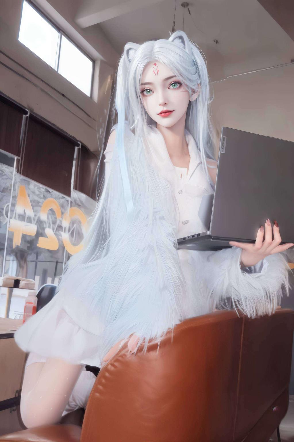 小白仙气壁纸清新护眼