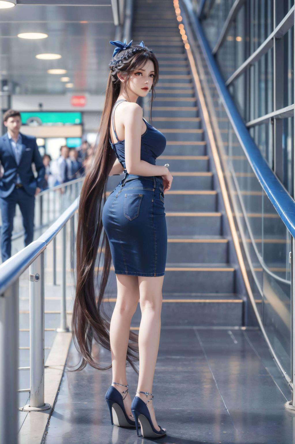 这款超精致的动画小舞婚纱高清壁纸每一细节都细腻入微