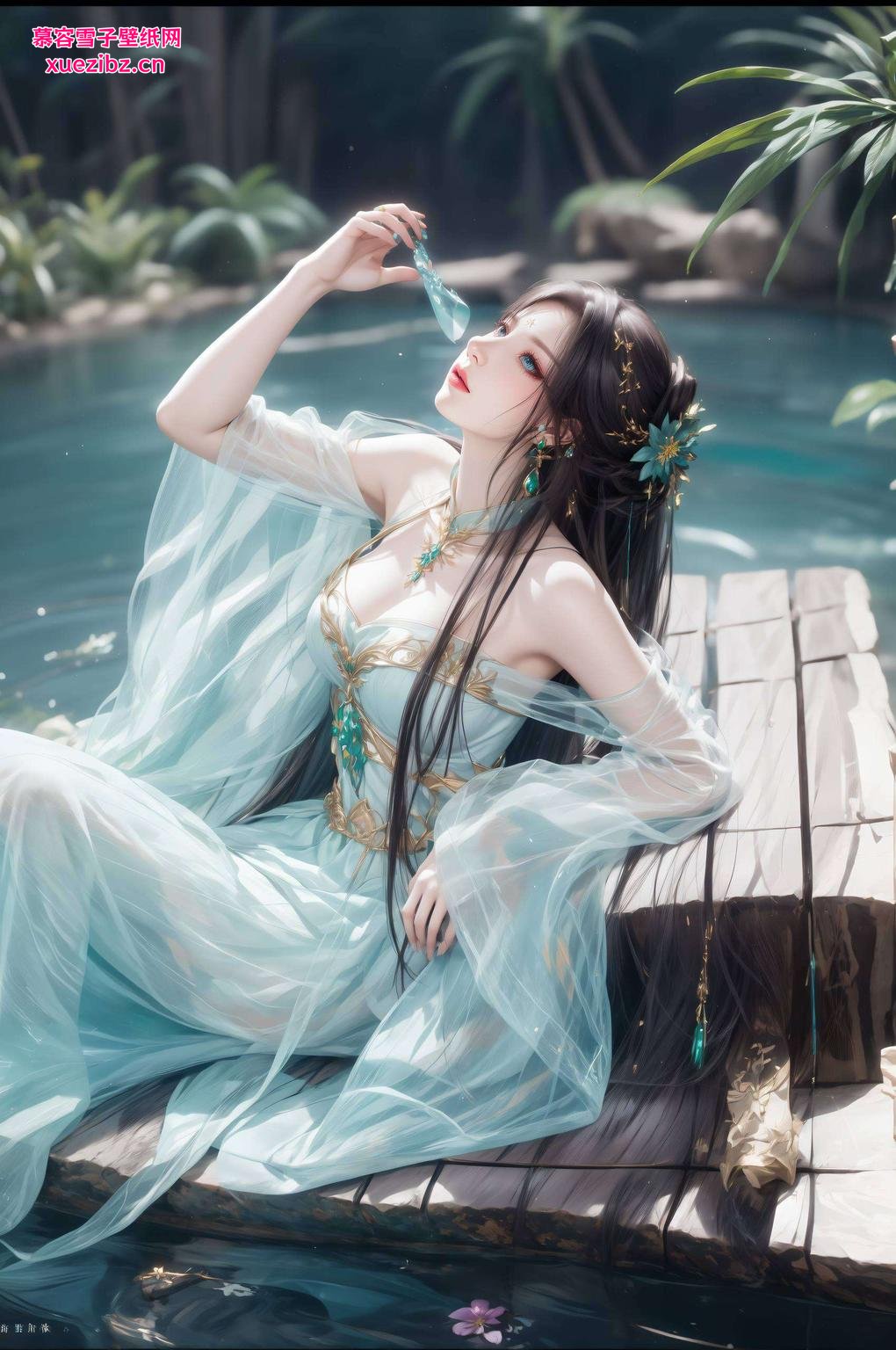 “大家好赶紧来看看吧！”（展示萧薰儿壁纸） “这张壁纸中