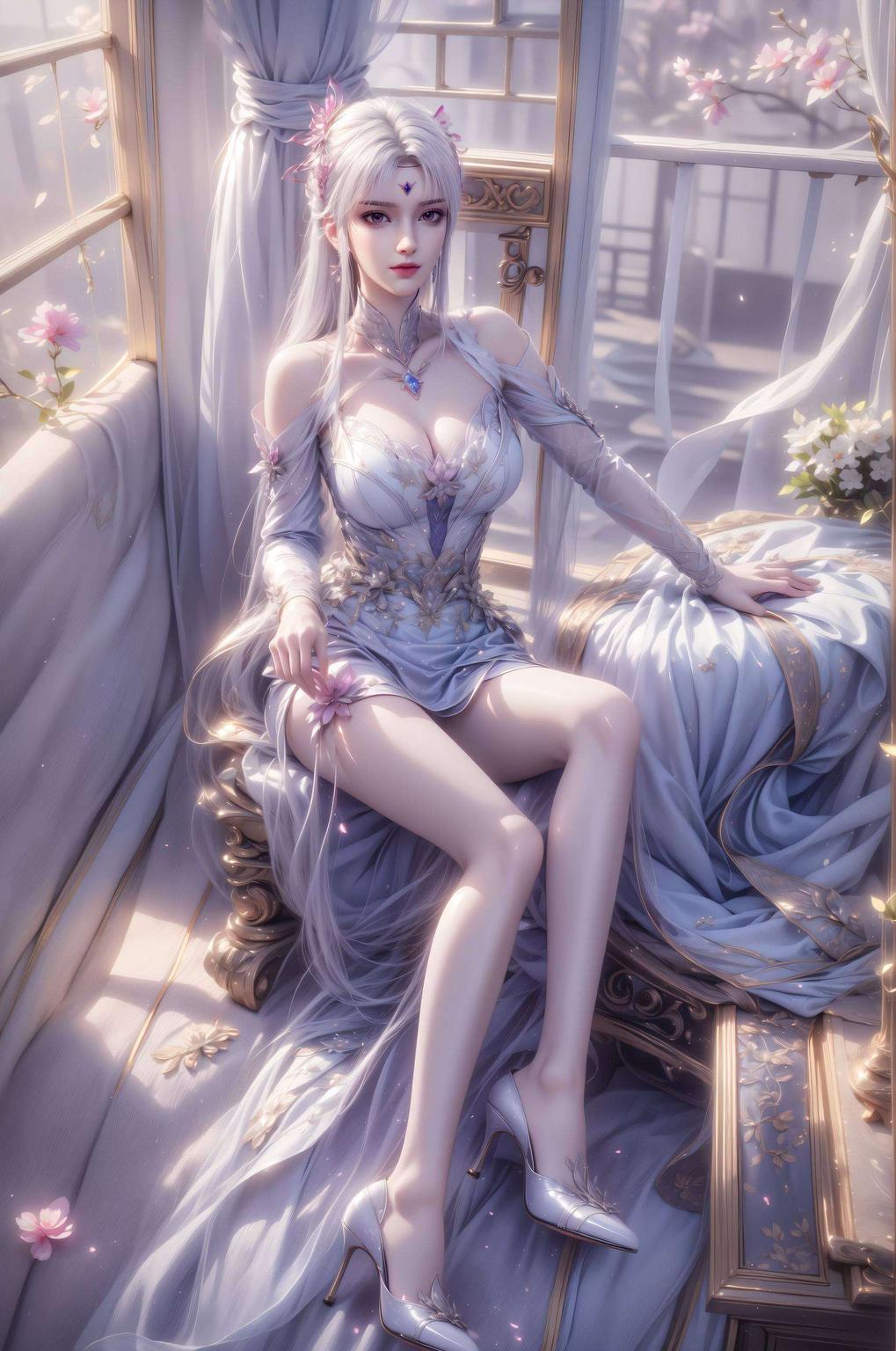 清新脱俗电脑一隅尽显仙气