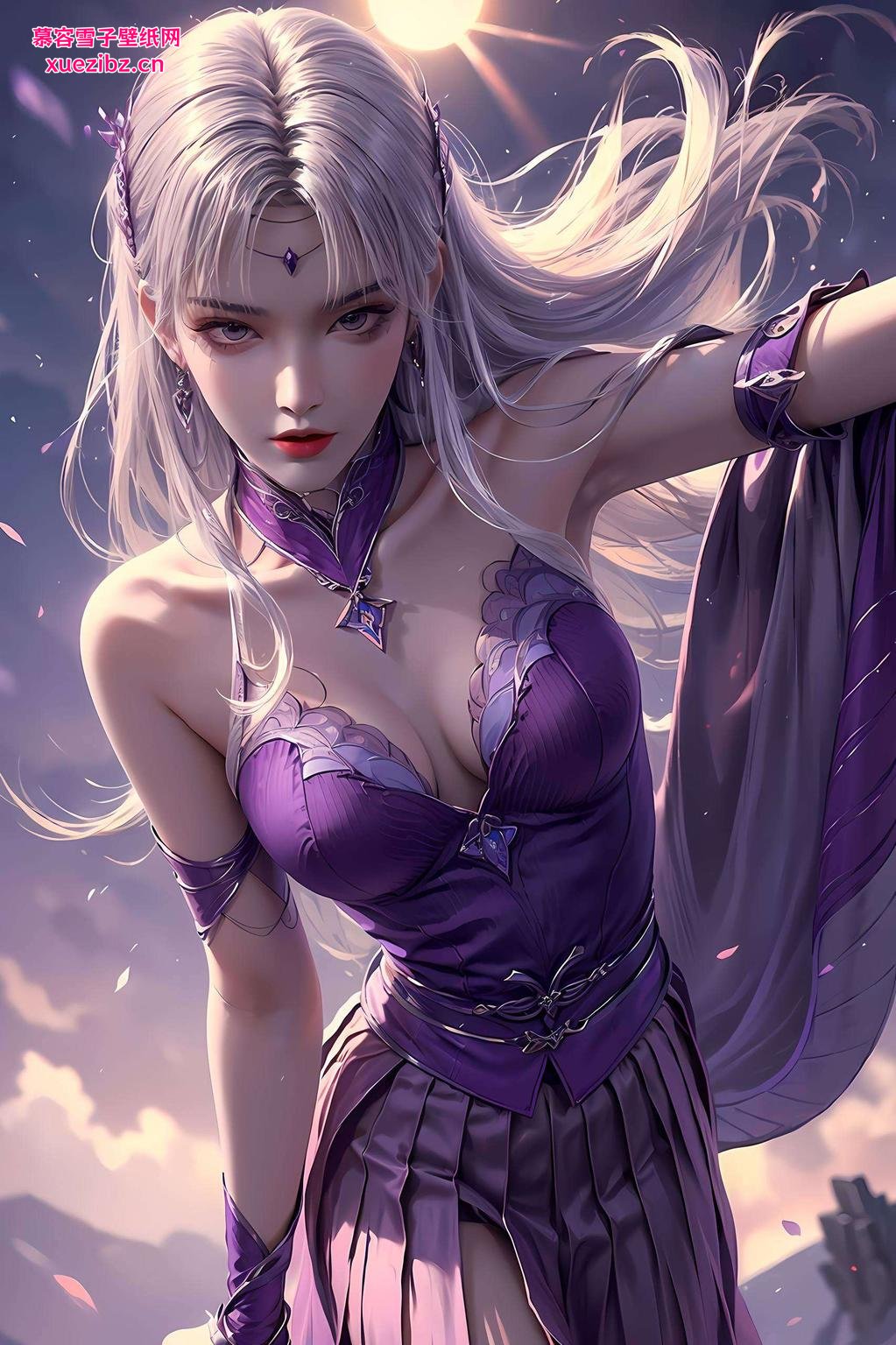 细节精致入微小医仙紫衣飘逸