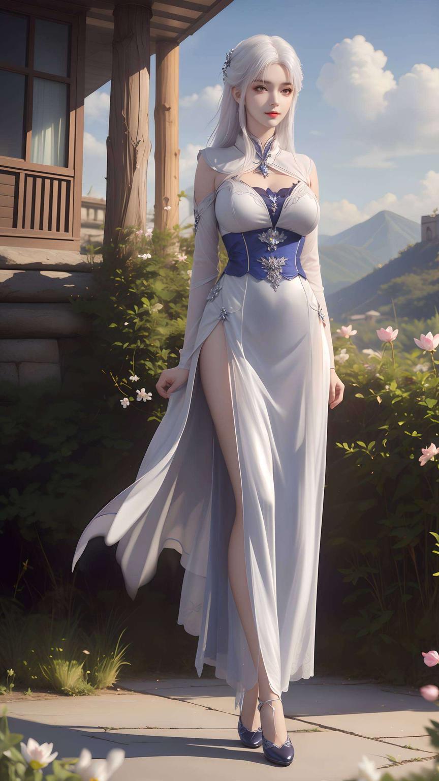 那抹淡雅的色彩古香古色的动漫壁纸