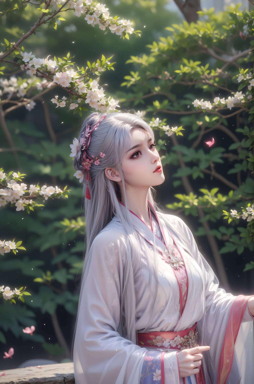 清新壁纸细腻笔触勾勒仙韵之美