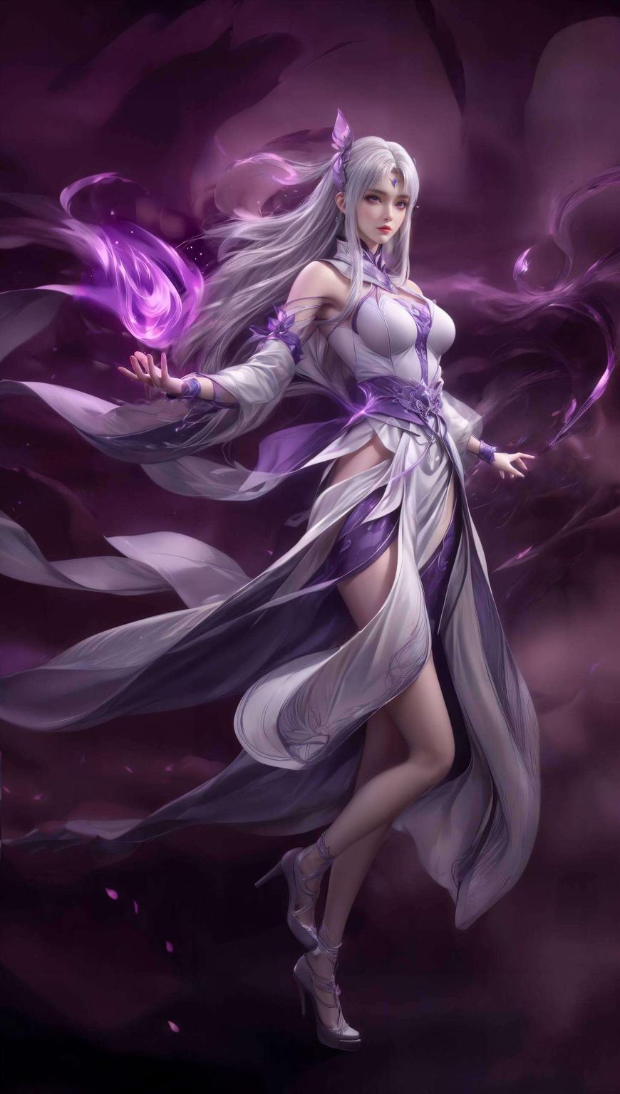 面纱下的神秘眼神犹如星辰闪烁