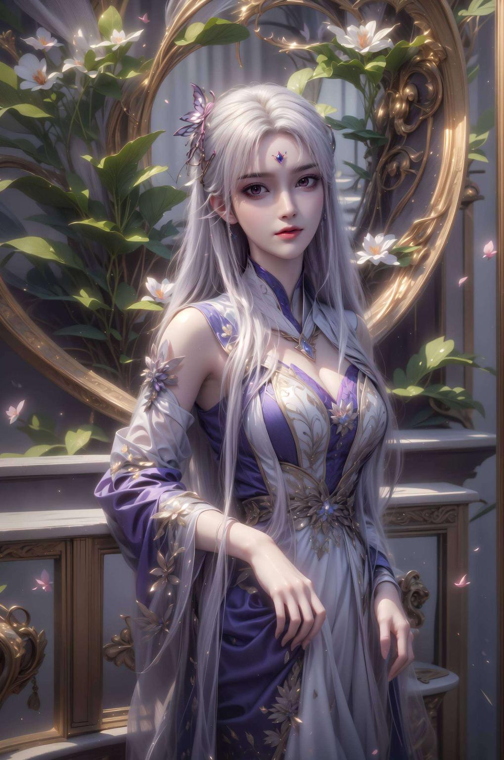 一抹清新古香古色神图壁纸