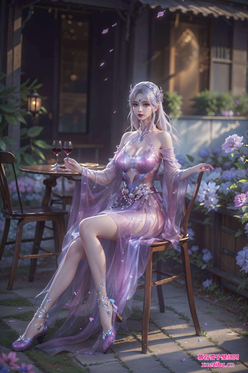 梦幻紫调为你的Win10桌面带来清新医道风情