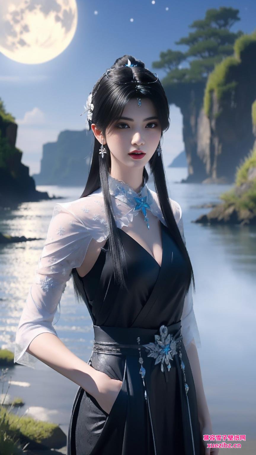 今天给大家带来一款超美的夏倾月特辑壁纸