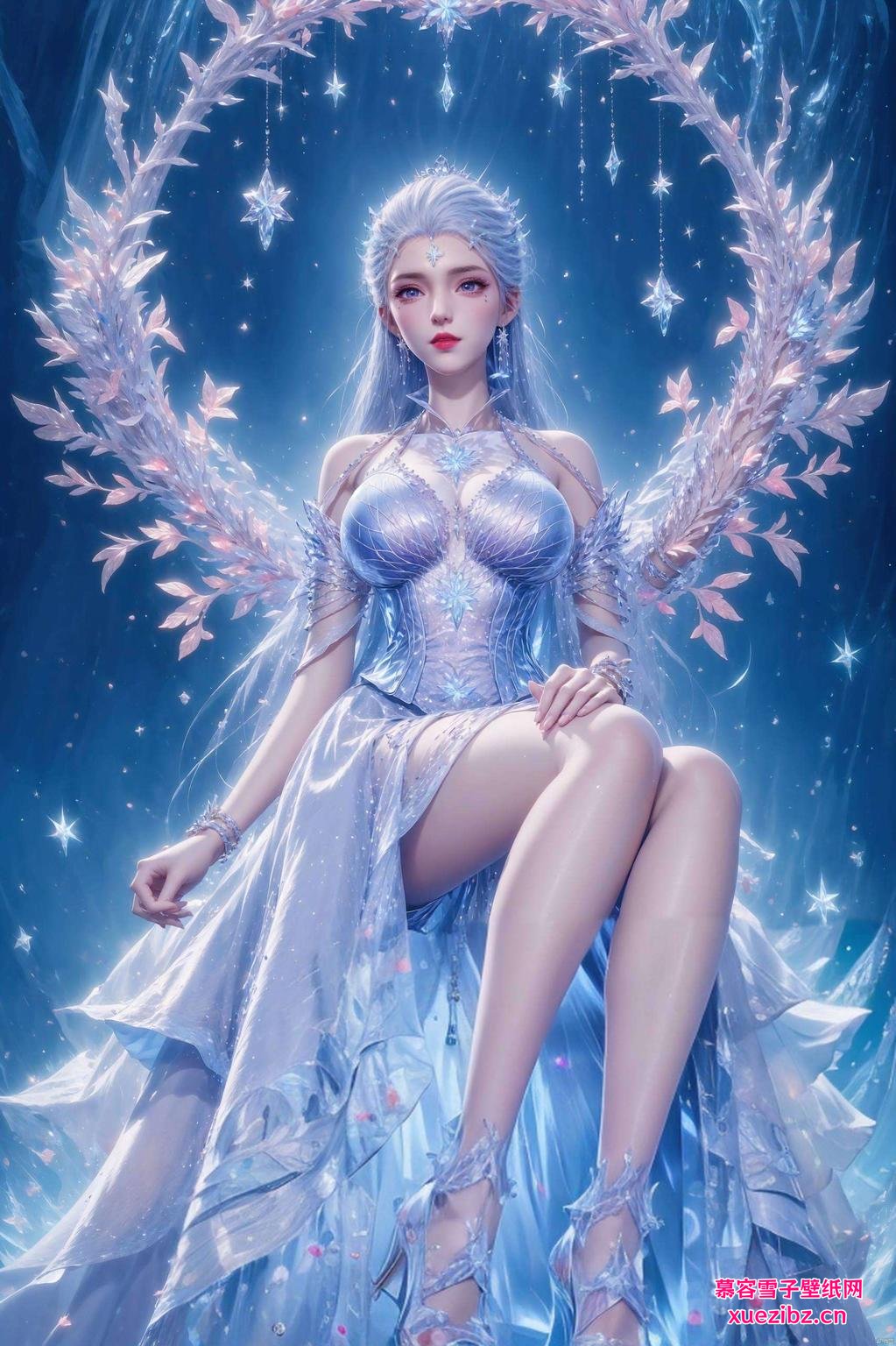 让你的手机瞬间变身艺术品！白雪皑皑中古风韵味十足