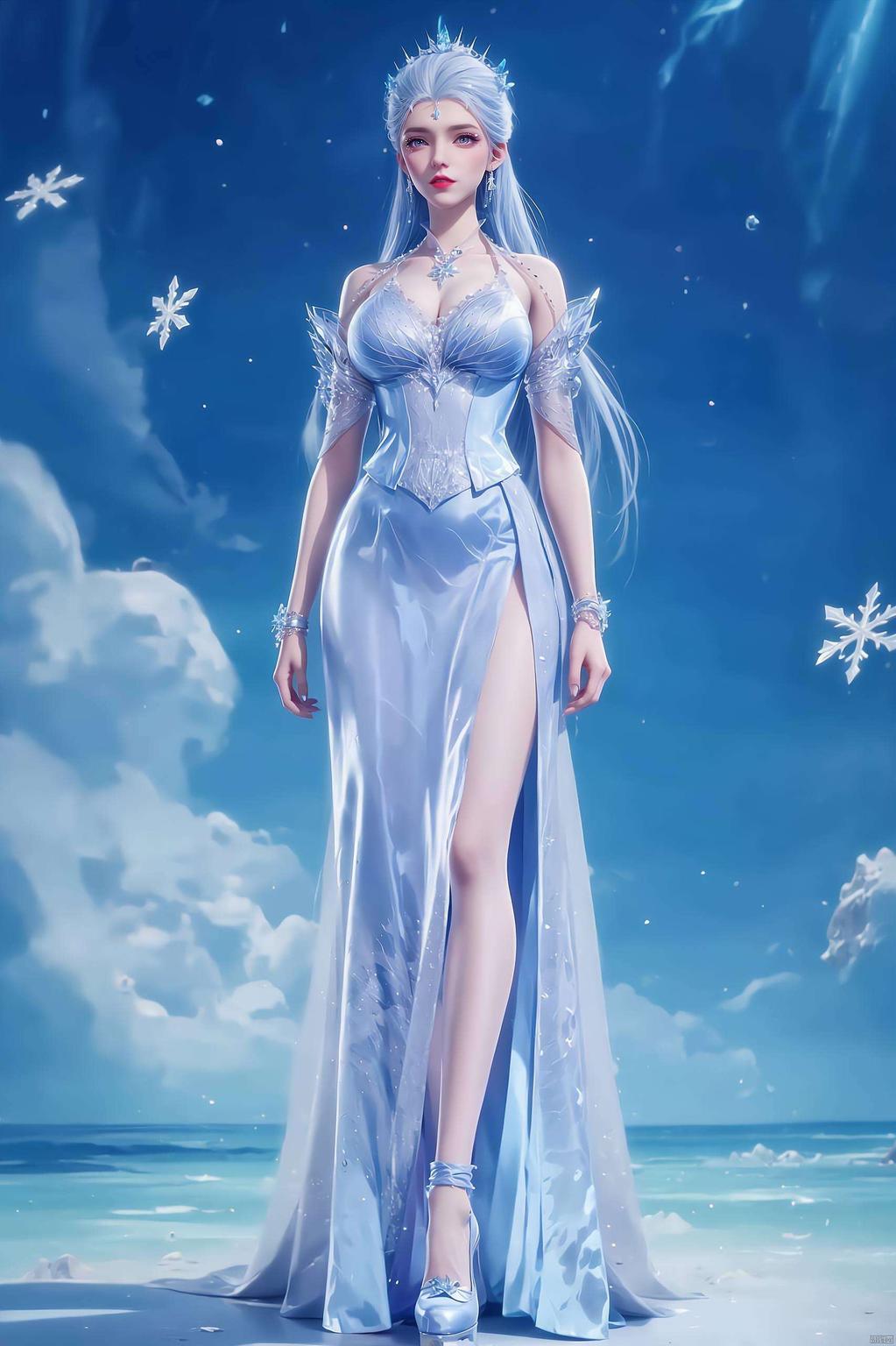 这款绝世唐门雪女壁纸雪女翩翩舞