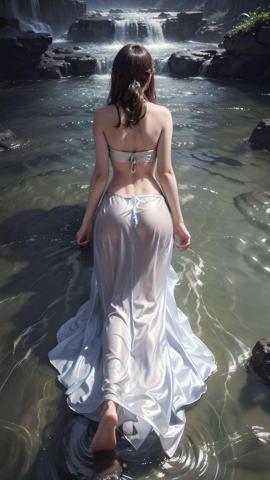 动态光影交织雅妃壁纸