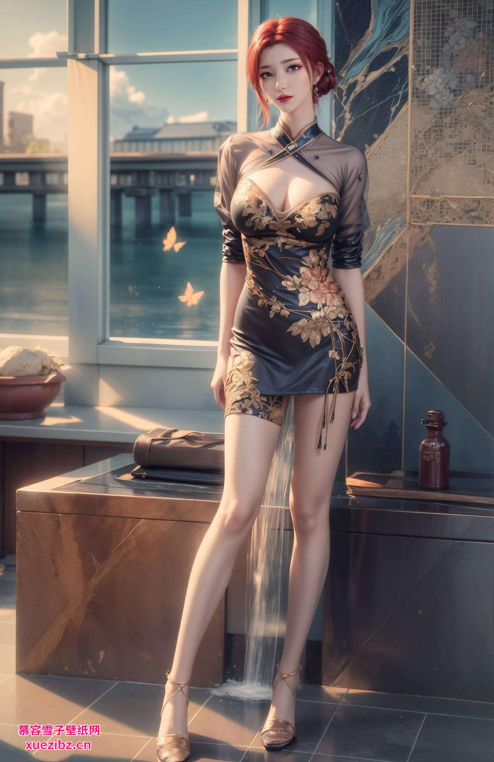 国漫女神风采尽显电脑桌面灵动如画