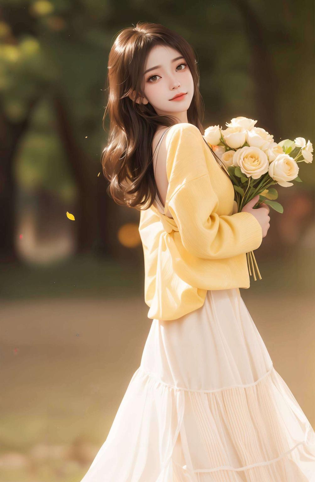 美得让人心动淡雅清新